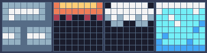 Tiles 9 (brick), 11 (wooden plank), 12 (cloud platform) and 10 (ice).
