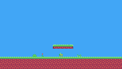 The first screen of Green Meadow, drawn from the map.