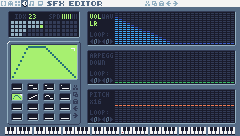 SFX 23 in the SFX editor